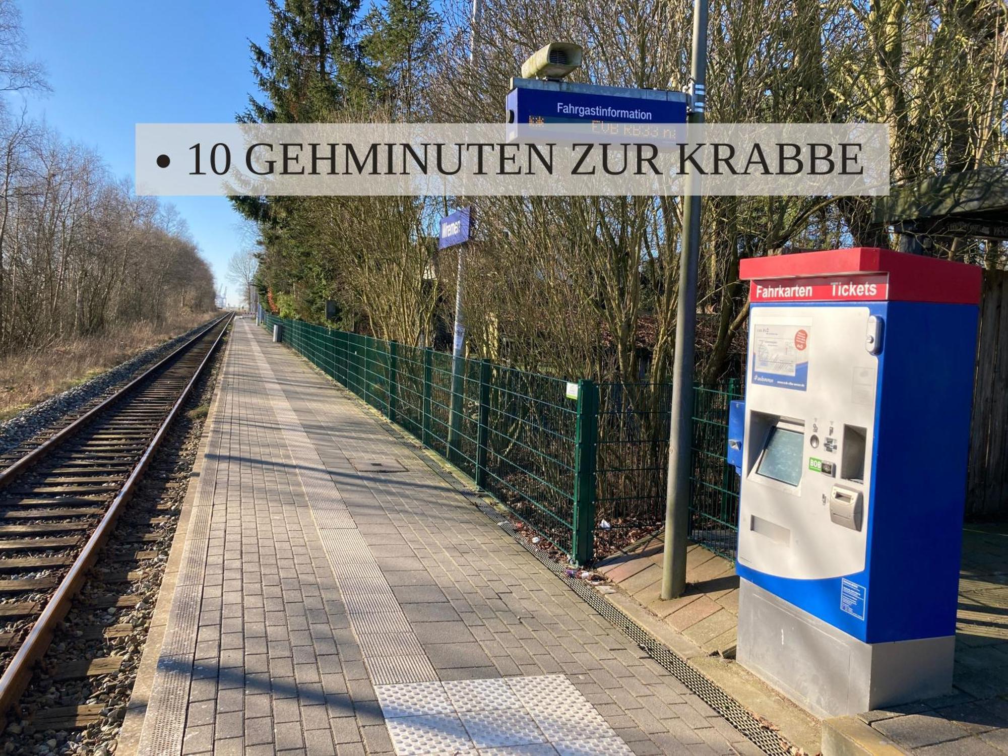 Haus Krabbe Zimmer Ohne Kueche, Fuer 1-2 Personen, Doppelbett, Zentral Gelegen Zwischen Cuxhaven Und Bremerhaven, Hunde Kostenfrei Willkommen, Kostenfreier Parkplatz Wremen Exteriör bild
