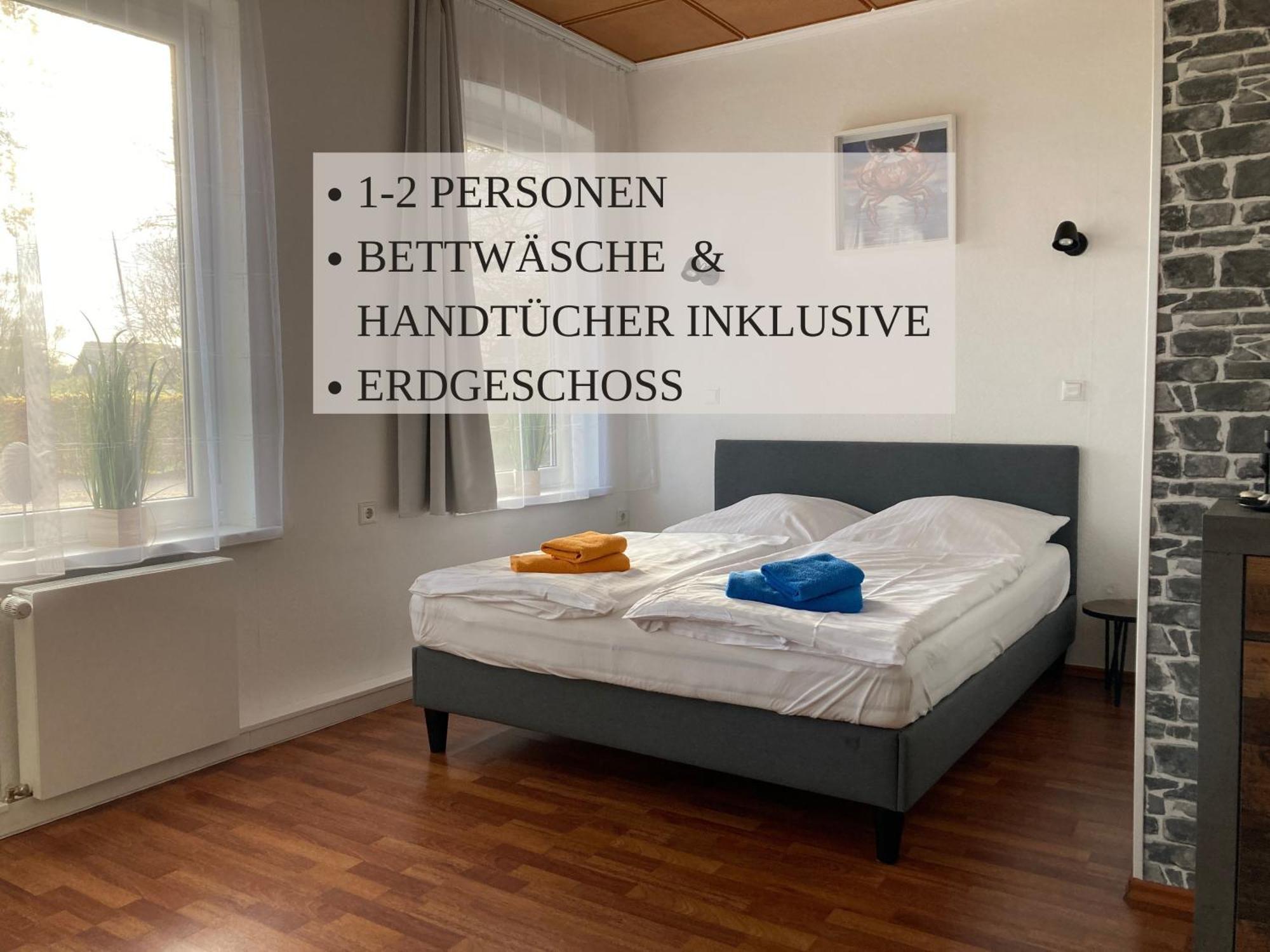 Haus Krabbe Zimmer Ohne Kueche, Fuer 1-2 Personen, Doppelbett, Zentral Gelegen Zwischen Cuxhaven Und Bremerhaven, Hunde Kostenfrei Willkommen, Kostenfreier Parkplatz Wremen Exteriör bild